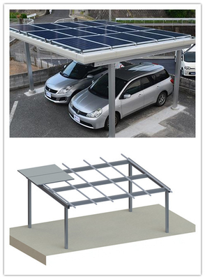 Hệ thống lắp đặt PV năng lượng mặt trời quang điện Bãi đậu xe Bãi đỗ xe bằng nhôm cường độ cao CPT